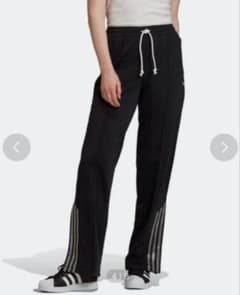 adidas トラックパンツ ラインストーン サイドスリット 黒のサムネイル