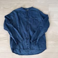 ズウズウダウ　style craft  藍染め　リネンシャツのサムネイル