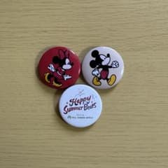 ディズニー缶バッジ　ミッキー　ミニーのサムネイル