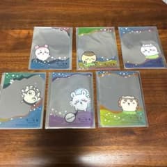 【新品】映画 ちいかわ 人魚のひみつ クリアカード第2段 5枚➕ちいかわ1枚のサムネイル