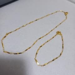 ゴールドカラー ネックレス 、ブレスレット　セットのサムネイル