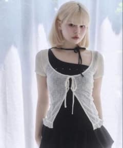 ANDMARY Claire set tops blackのサムネイル