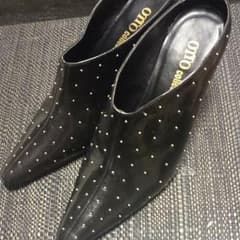 パンプス 黒 ヒールのサムネイル