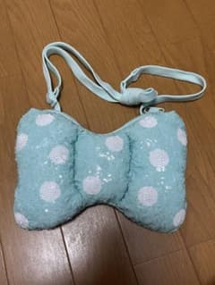 Minnie Mouse リボン型 ポシェット ミントグリーンのサムネイル