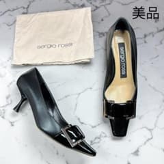 最終価格！美品 セルジオロッシ 35 22cm sr Twenty パンプス 黒 最終価格！美品 セルジオロッシ 35 22cm sr Twenty パンプス 黒 - メルカリ