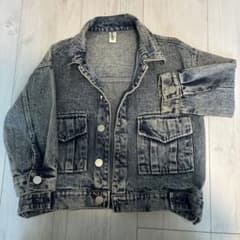 キッズ デニムジャケット ケミカルウォッシュのサムネイル