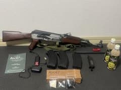 AK47 次世代電動ガン マガジン2本付きのサムネイル