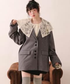 新品 loin nuit nuance button lace jacket GW限定 loin nuit nuance button lace jacket - メルカリ