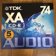 未使用 TDK XA CD-R 74分 5枚パック 録音用 - メルカリ