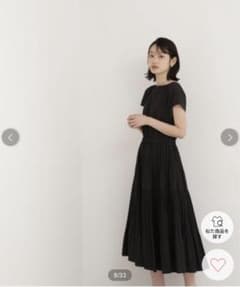 ポリエステルボイルプリーツワンピースのサムネイル