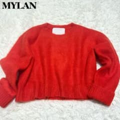2024 最新！ 極美品✨ MYLAN Wool Mohair Knit Top 2024 最新！ 極美品✨ MYLAN Wool Mohair Knit Top - メルカリ