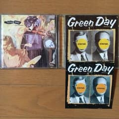 グリーンデイ Green Day アルバム CD 二枚セット ステッカー付きのサムネイル