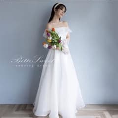DRESS B'SWEET ウェディングドレス オフショルダーのサムネイル