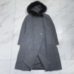 希少♡ARASE アルパカ フォックスファー ダブルブレストフーデッド 