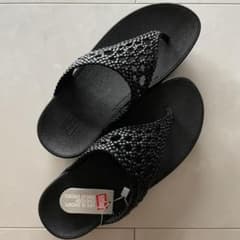 fitflop サンダル トング us6 23~23.5 ブラックのサムネイル