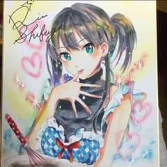 渋谷凛 イラスト 色紙 お値下げしました！のサムネイル