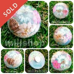 海のマグネット（ レジン 海 磁石 貝殻 星の砂 ヒトデ サンゴ お花入り ）のサムネイル