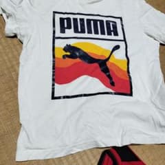 PUMA キッズ Tシャツ ホワイトのサムネイル