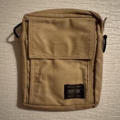 PORTER ポーター ショルダーバック　ポーチ　ベージュ　※肩ストラップ無しのサムネイル