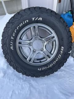 価格変更❗️早い物勝ち！ジムニータイヤホイール４本セットのサムネイル