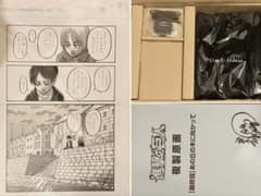 Attack Titan Art book FLY bonus 3-piece set: reproduction print, scarf, key