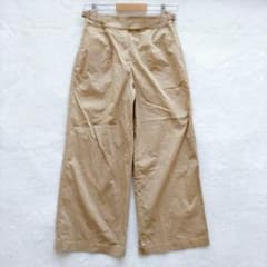 PLST Wide Pants Beige [S] Normcore Stretch Loose Fit