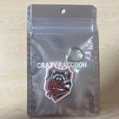 Crazy Raccoon CR ロゴ アクリル エンブレム キーホルダーのサムネイル