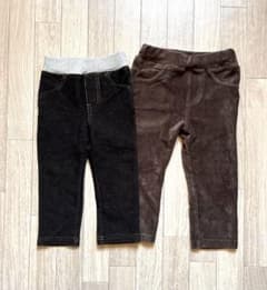 キッズパンツ90サイズ　未使用　2枚セットのサムネイル