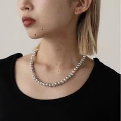 パールネックレス　シルバーパールネックレスのサムネイル