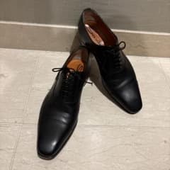 Santoni サントーニ ストレートチップ ブラック 15004 - メルカリ