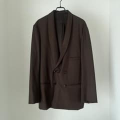 LEMAIRE/ルメール ショールカラーダブルブレストウールジャケット Mサイズ LEMAIRE/ルメール ショールカラーダブルブレストウールジャケット M