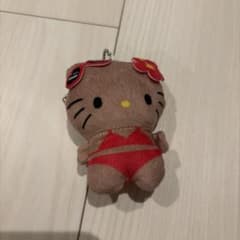 ハローキティ 日焼け マスコット ぬいぐるみ キーホルダーのサムネイル