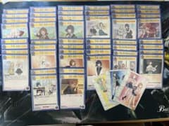 UNION ARENA1弾 学マスデッキパーツ べグラツィア青生徒会 スリーブ付