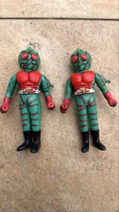 レトロ ポピー 仮面ライダー アマゾン ソフビ フィギュア ミニソフビ 