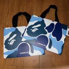 そく様 専用 A BATHING APE ベイプ 限定ショッパー  送料無料のサムネイル