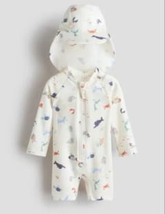 H&M サンプロテクションセット UPF50 スイムスーツ　80のサムネイル