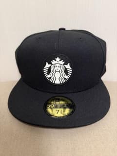 NEW ERA STARBUCKS 59FIFTY キャップ ブラック　スタバ