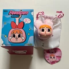 POPMART CRYBABY 파워 퍼프 봉제인형 BLOSSOM 블러섬