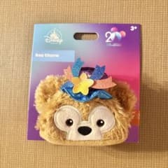 香港ディズニーランド限定 20周年 ダッフィー ぬいぐるみバッジ