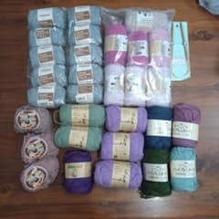 Pierrot 毛糸 まとめ売り 輪針付きのサムネイル