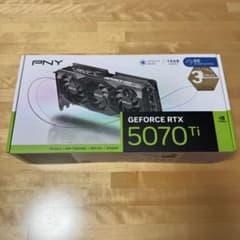 PNY GeForce RTX5070Ti 16GBのサムネイル