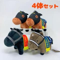 新品 サラブレッド 馬ぬいぐるみ 4体セット - メルカリ