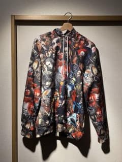 ホラーキャラクター プリント パーカー　ペニーワイズのサムネイル