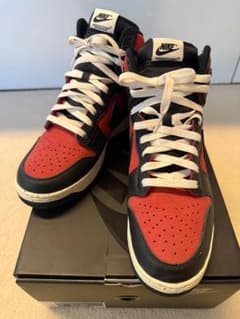 Nike Dunk Hi 1985 8.5 ジムレッド/ブラック - メルカリ