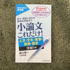 小論文これだけ! 人文・文化・思想・芸術・歴史 深掘り編のサムネイル