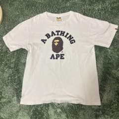 A BATHING APE Tシャツ ホワイト Lサイズ
