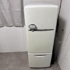 NOSTALGIC ホワイト 2ドア レトロ冷蔵庫 - メルカリ