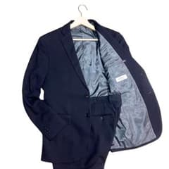 Journal Works Suit, Size Y6 L, Washable, Navy Stripe