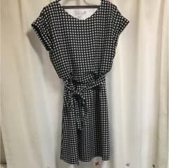 チェック柄シフォンワンピースのサムネイル