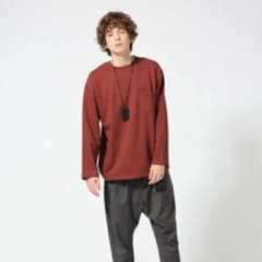 HARE ウラケドロップビッグプルオーバー ボルドーのサムネイル